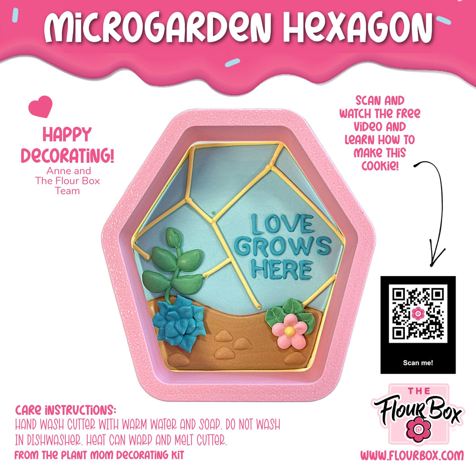 Microgarden Hexagon Cookie Cutter