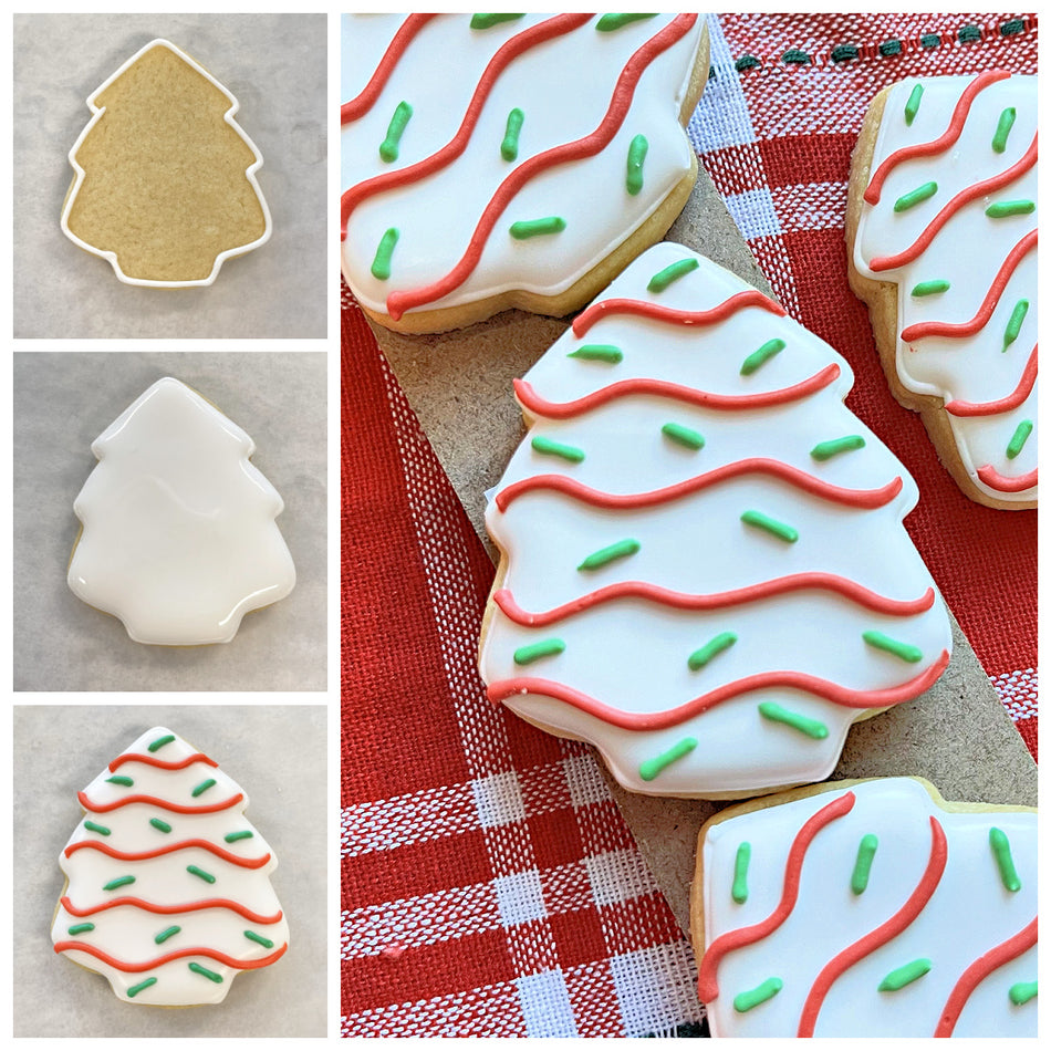 Mini Christmas Tree Cake Cookie Cutter