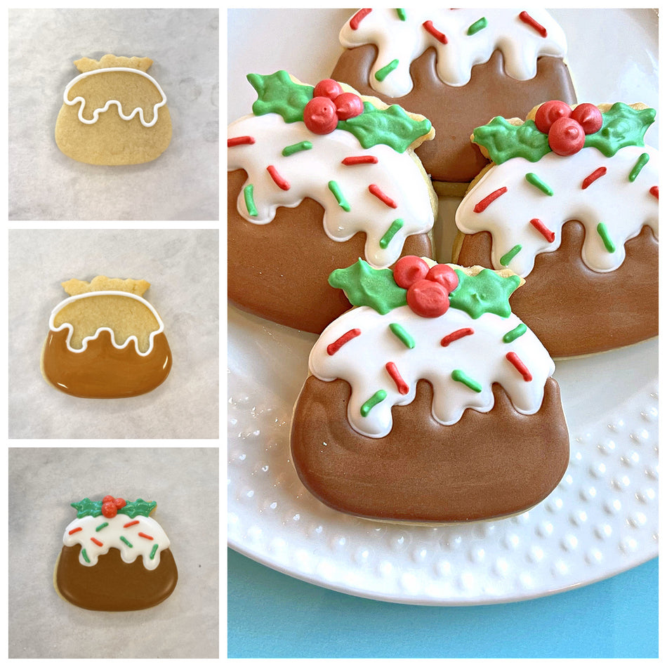 Mini Christmas Pudding Cookie Cutter