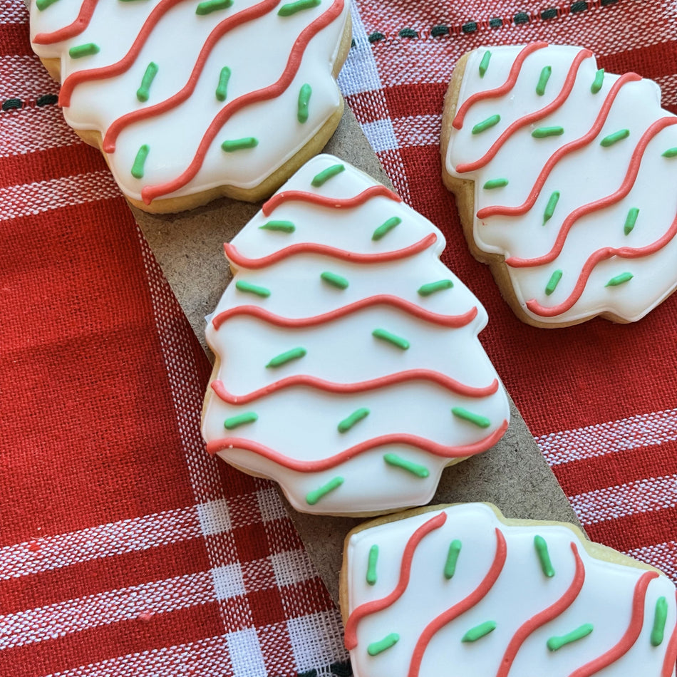 Mini Christmas Tree Cake Cookie Cutter