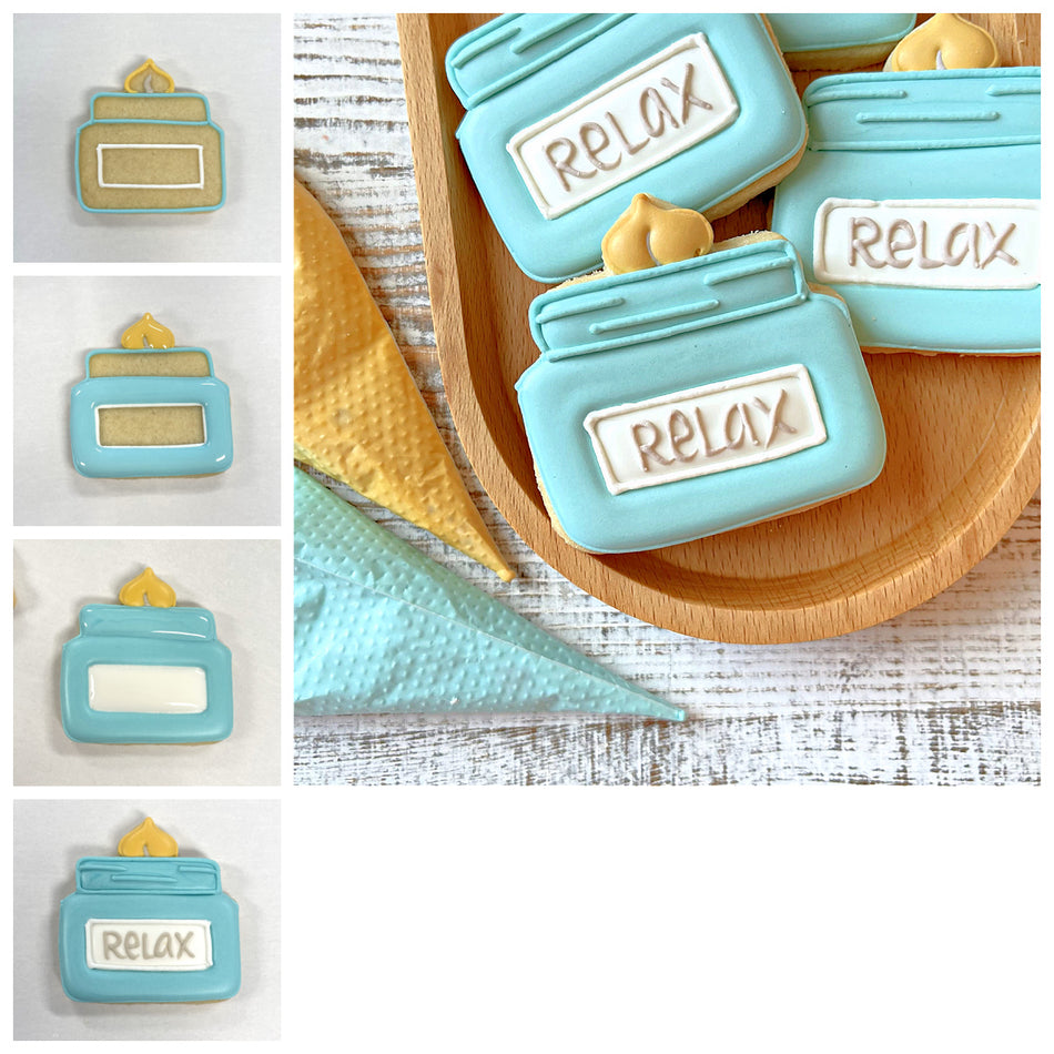 Mini Cozy Jar Candle Cookie Cutter