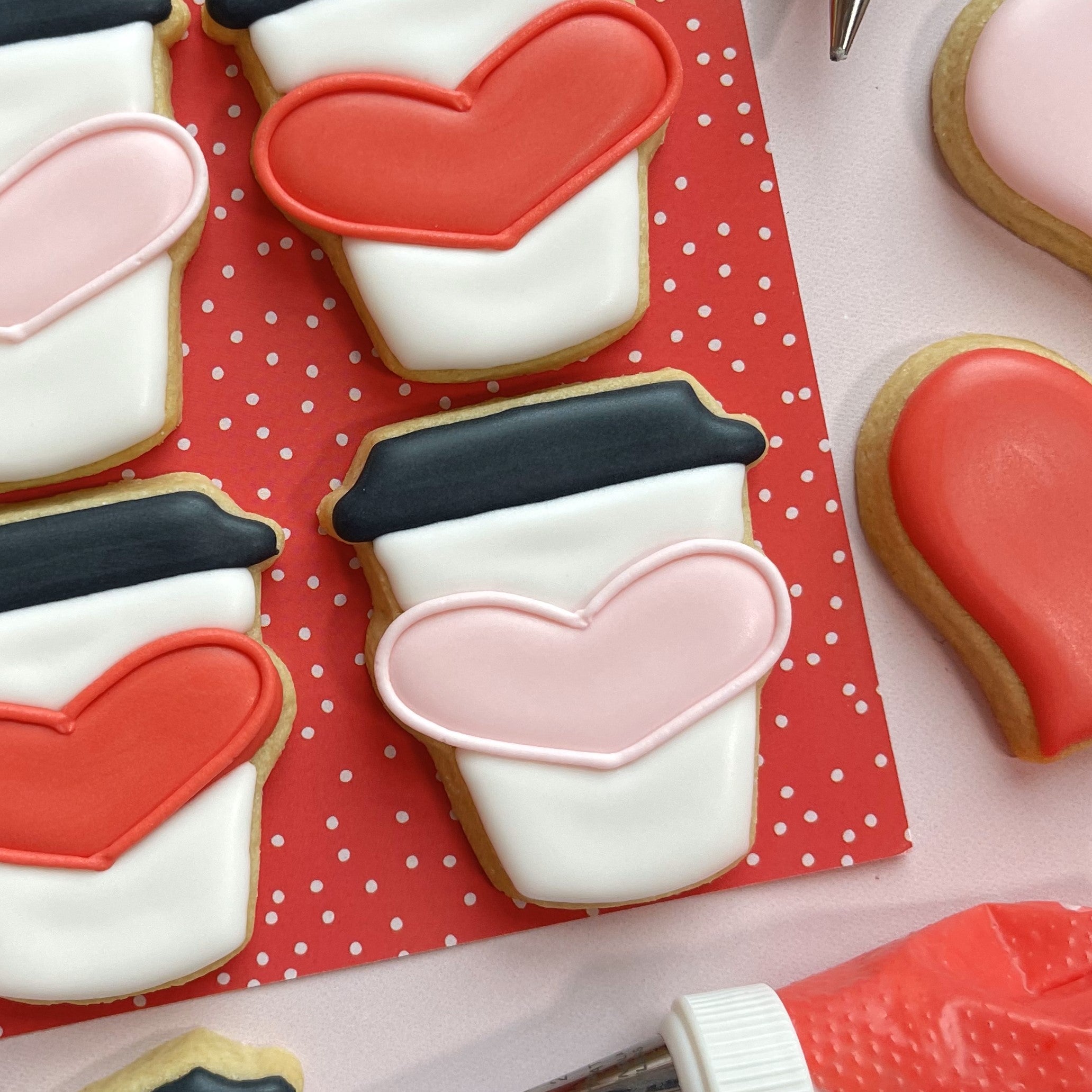 MINI Latte with Heart Cookie Cutter