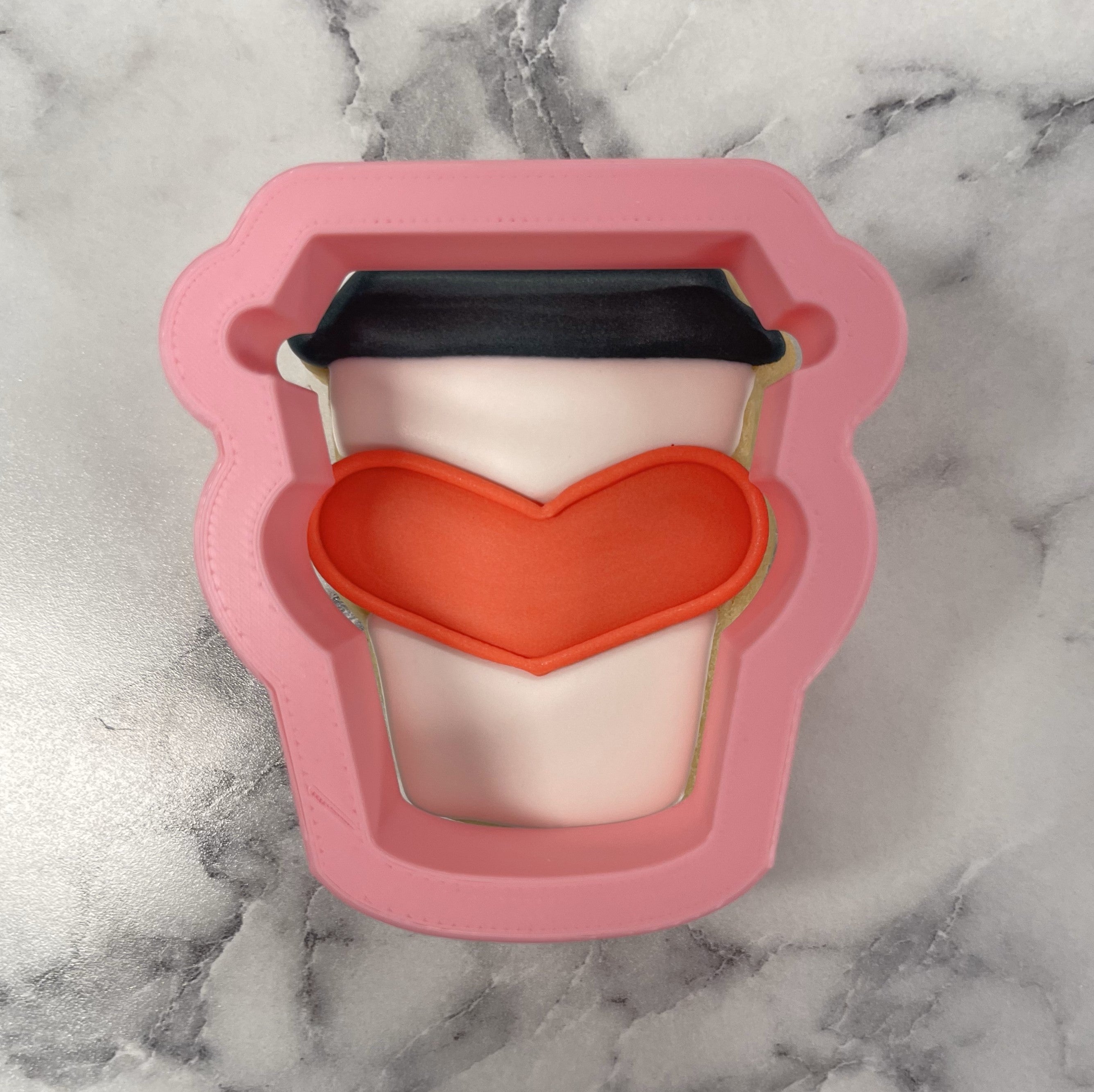 MINI Latte with Heart Cookie Cutter
