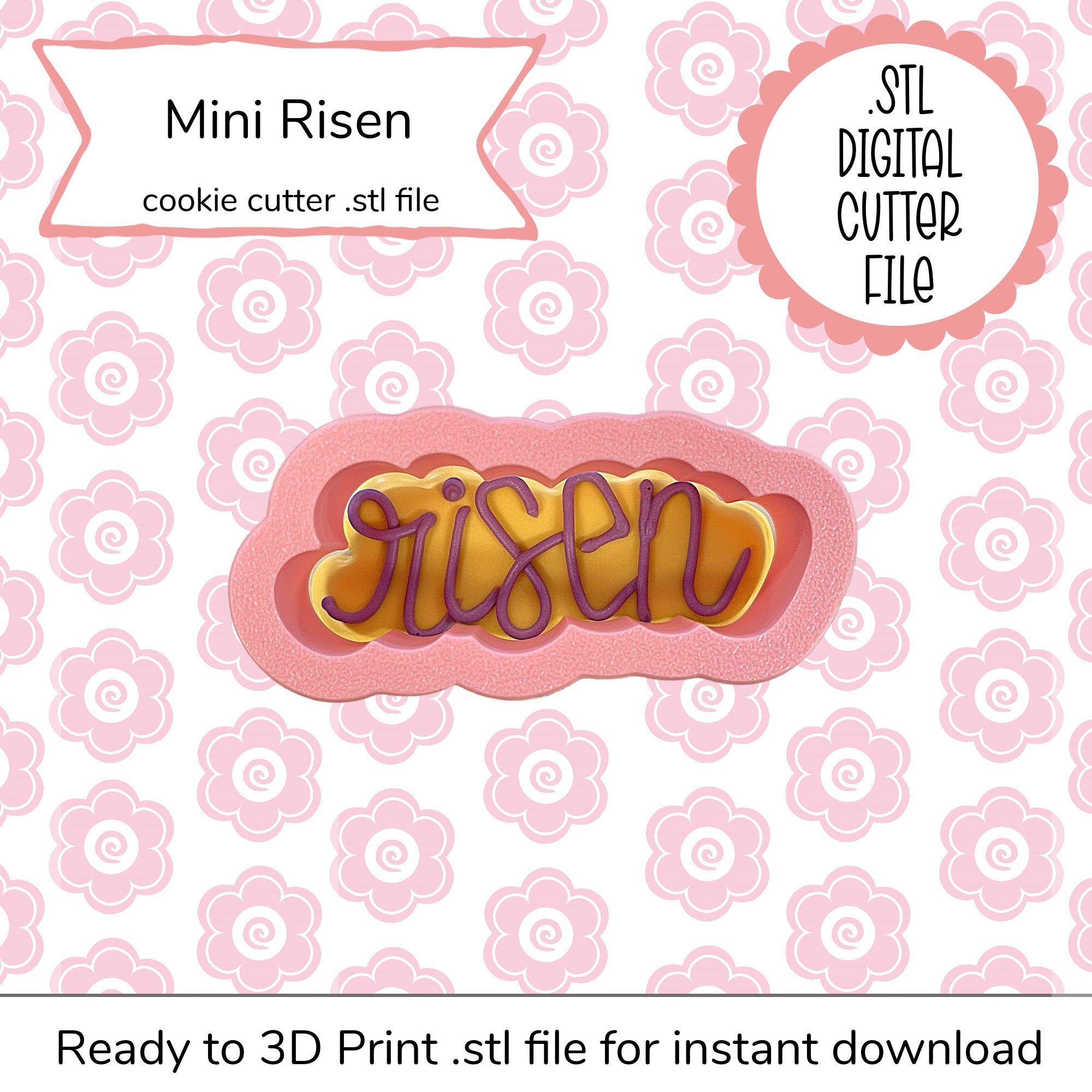 Mini Risen Cutter STL File (digital file)