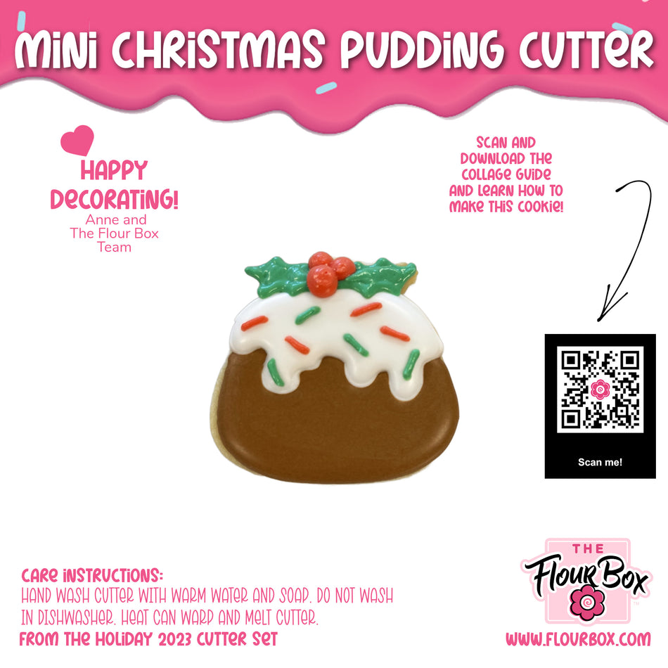 Mini Christmas Pudding Cookie Cutter