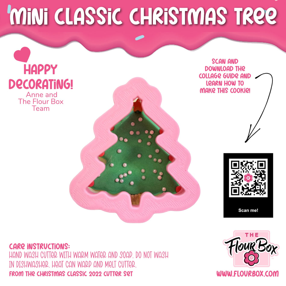 Mini Classic Christmas Tree Cookie Cutter