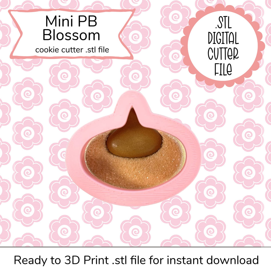 Mini PB Blossom STL Cutter File (digital file)