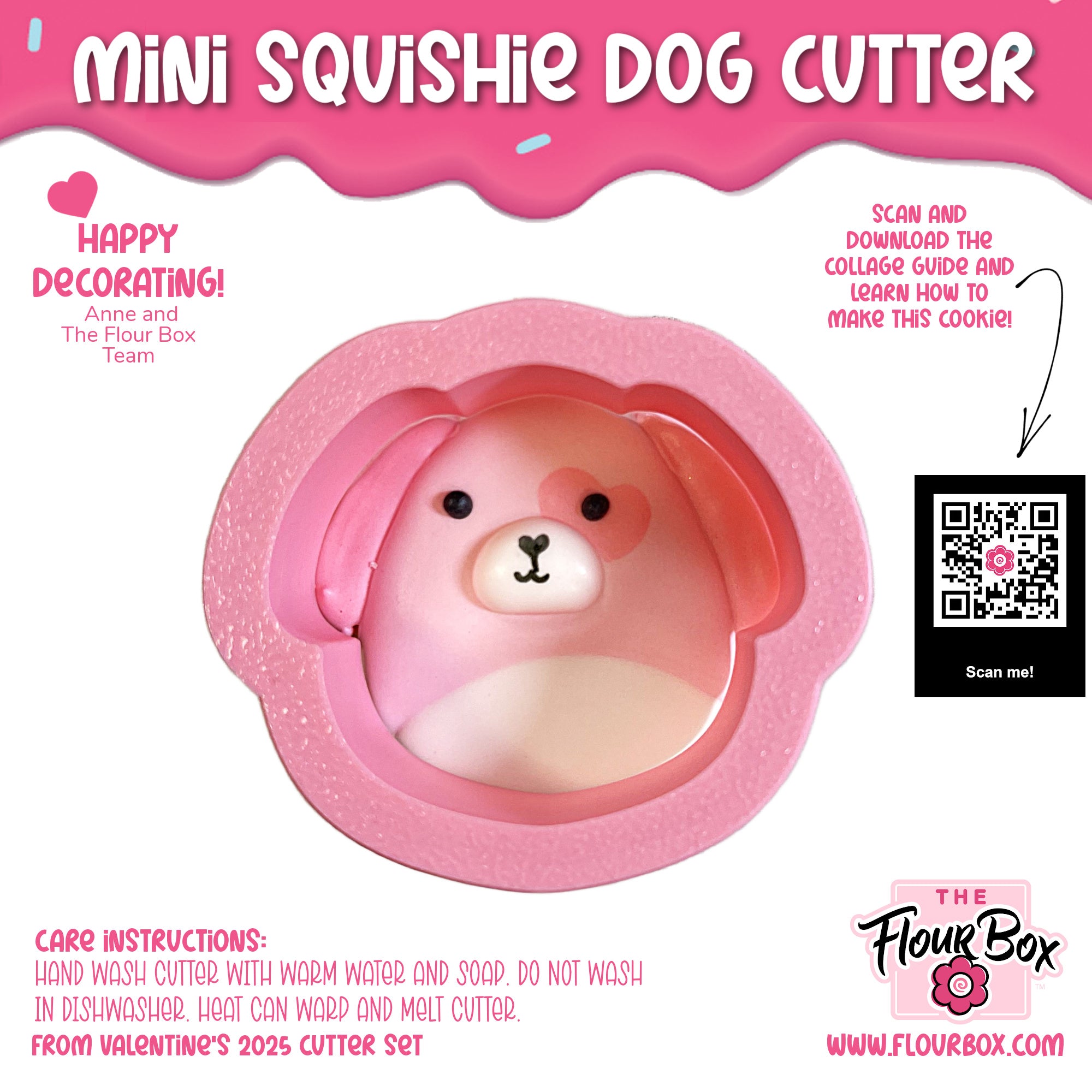 Mini Squishie Dog Cookie Cutter
