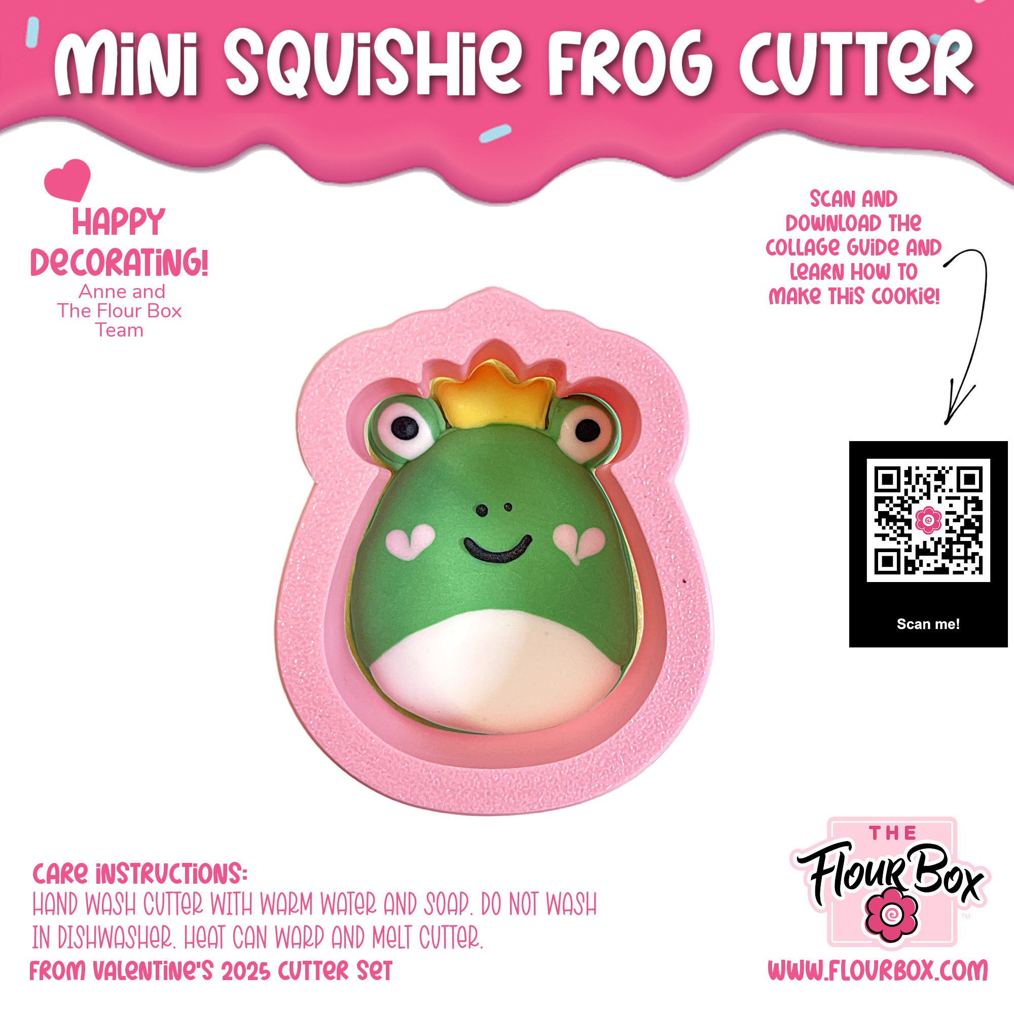 Mini Squishie Frog Cookie Cutter