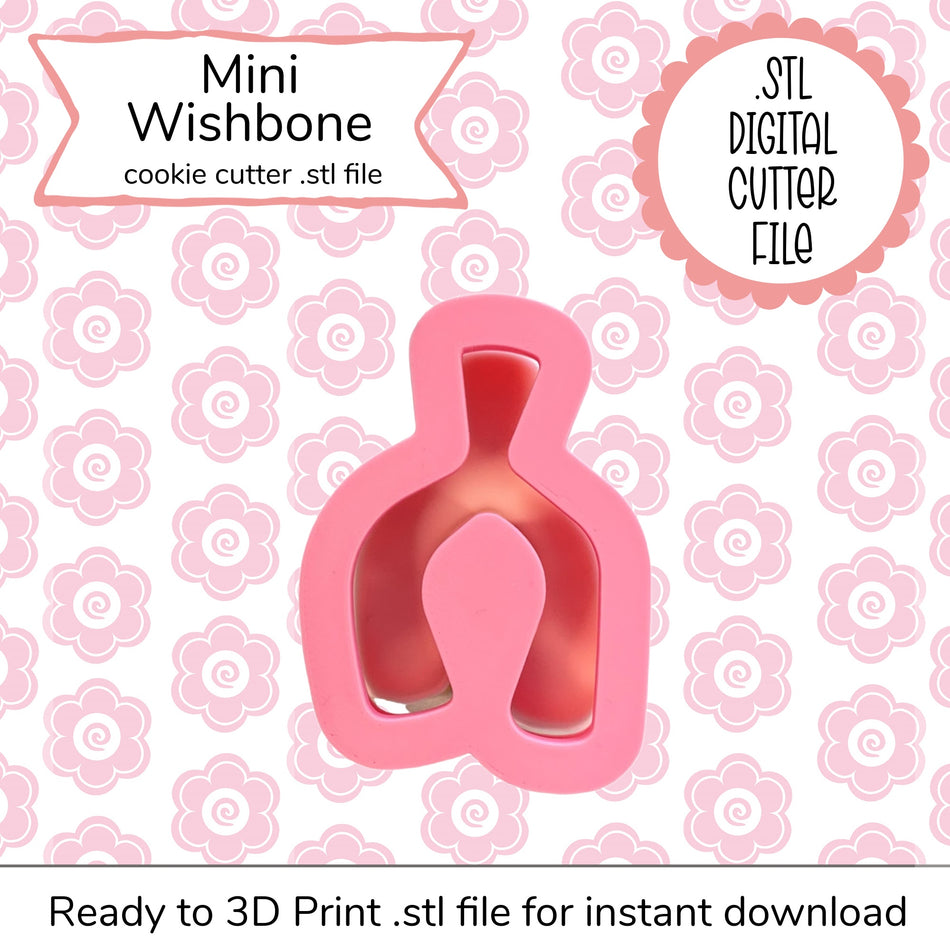 Mini Wishbone Cutter STL File (digital file)