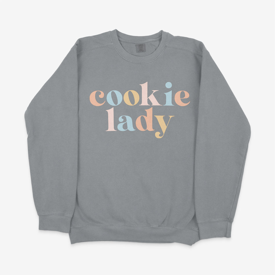 Cookie Lady Comfort Colors Crewneck SWEATSHIRT