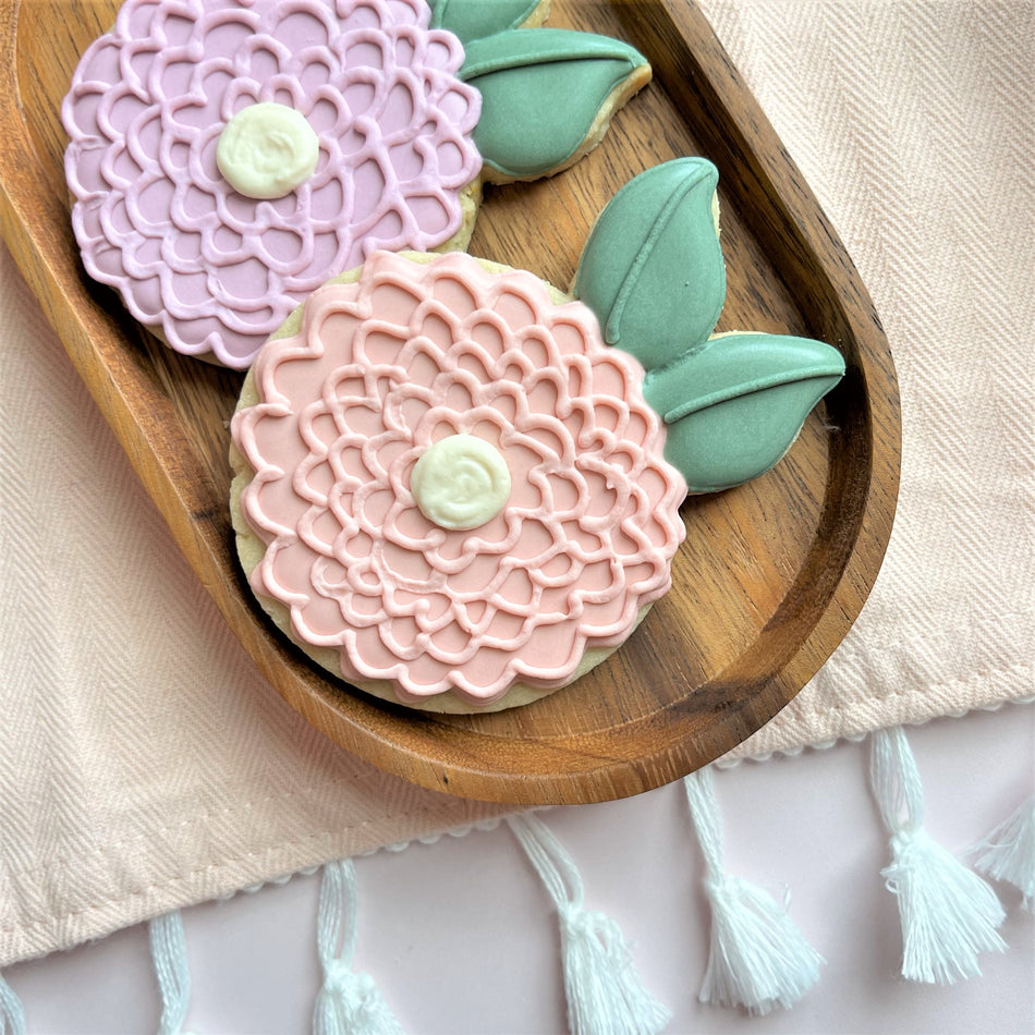 Fall Floral Cookie Cutter BUNDLE and Digital Decorating Guide
