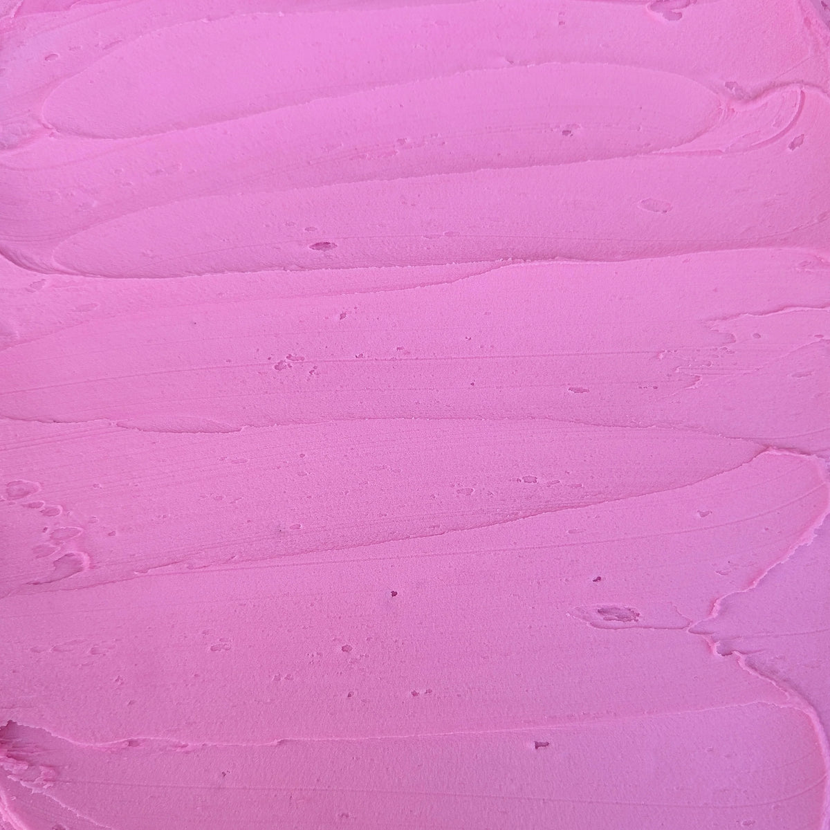 Natural pink chefmaster liqua-gel 10ml with smooth vibrant pink frosting featuring gentle ridges and subtle texture