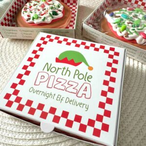 North Pole Pizza Cookie BOX - QTY 25