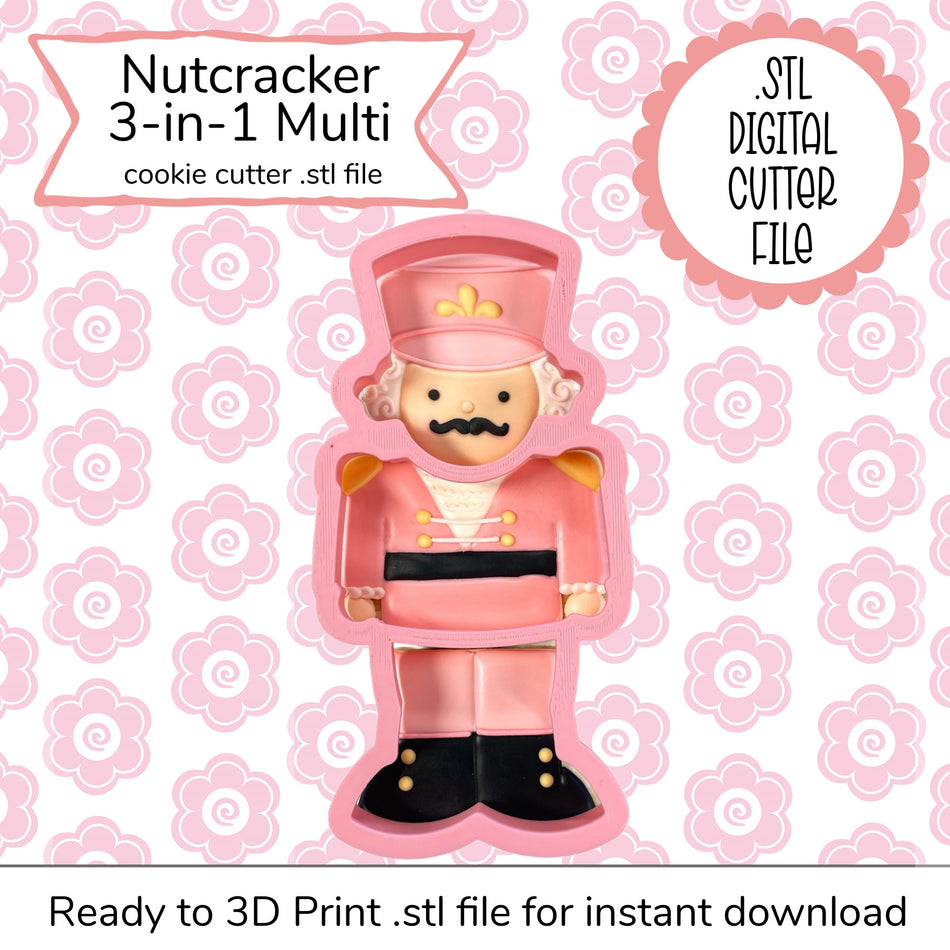 Nutcracker 3-in-1 Multi Cutter STL File (digital file)