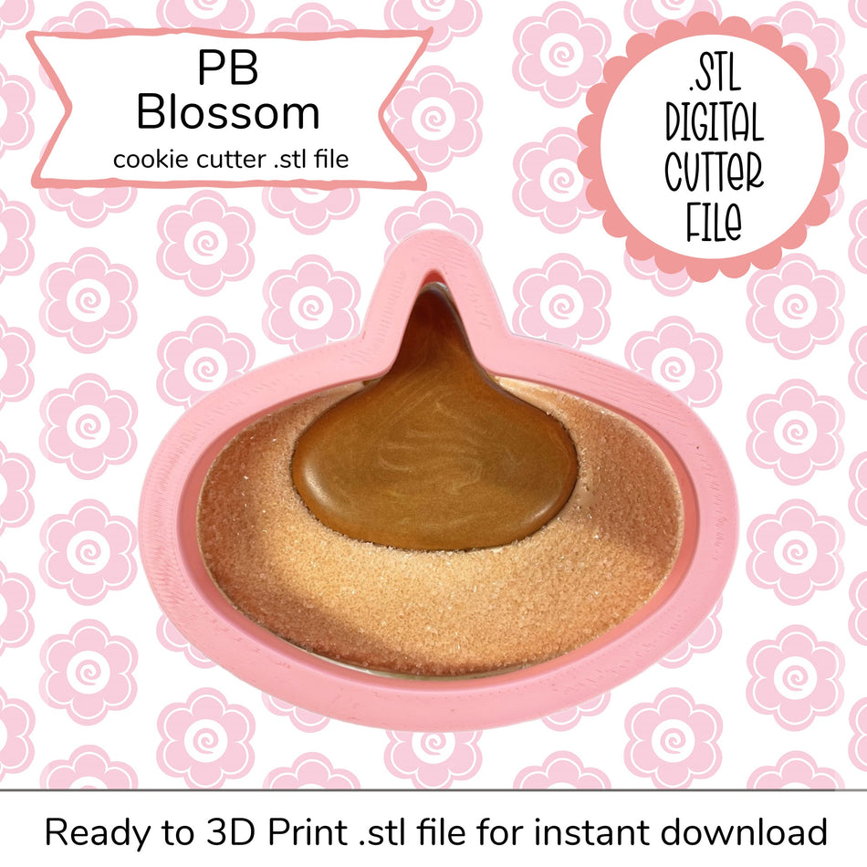 PB Blossom STL Cutter File (digital file)