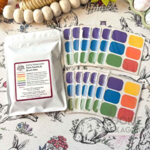 PYO Paint Palette & Brush Miss Cookie Pack of 12 Set - RAINBOW