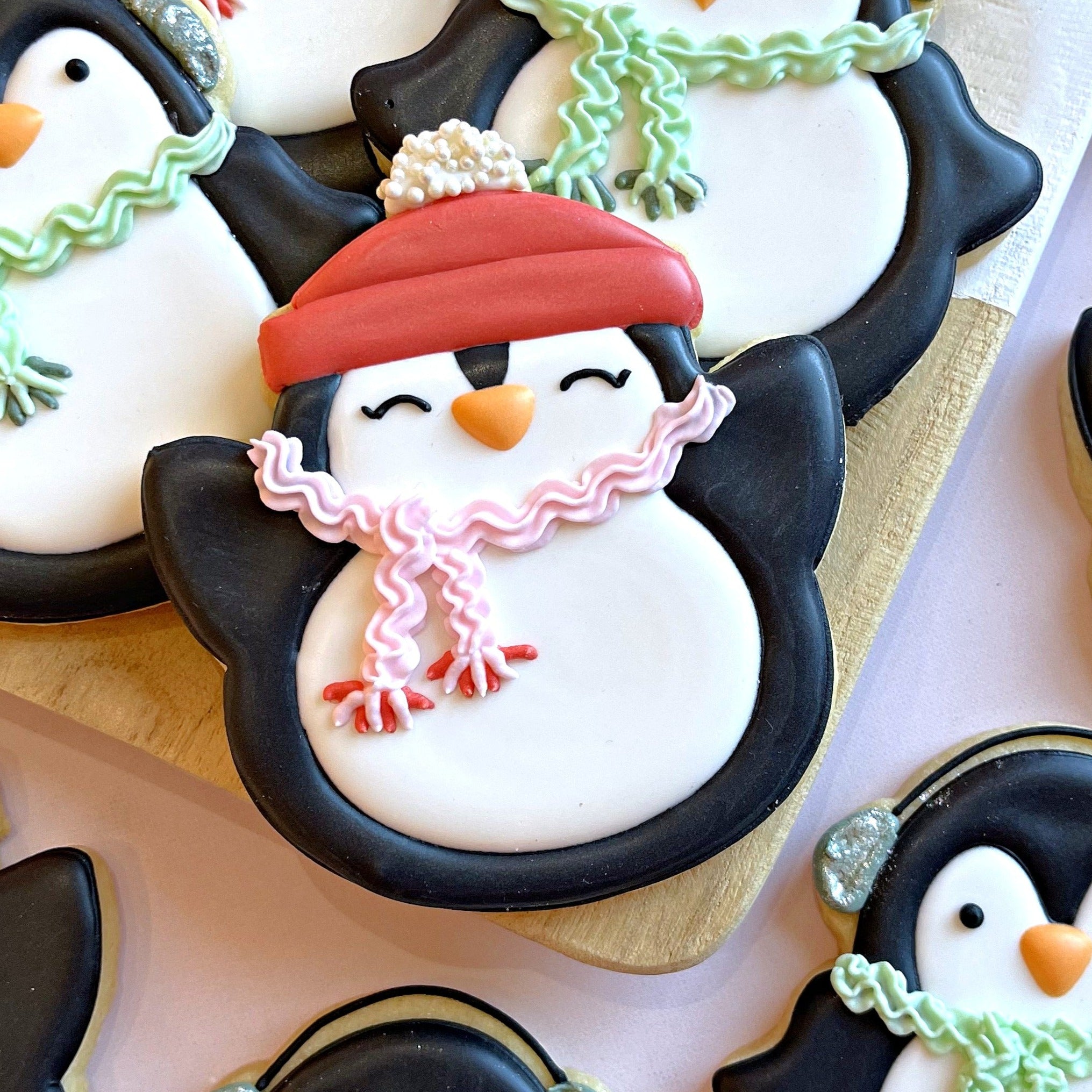 Penguin with Hat Flour Box Club Cookie Cutter