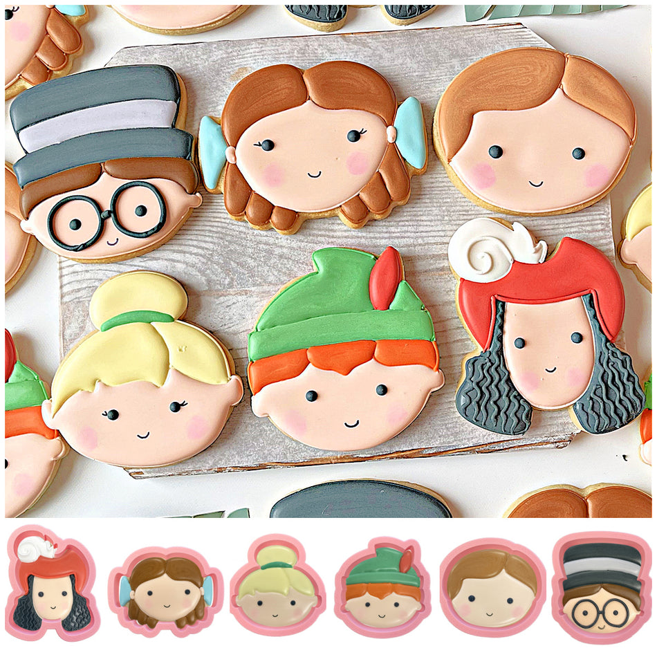 Peter Pan Cookie Cutter BUNDLE (6 cutters)