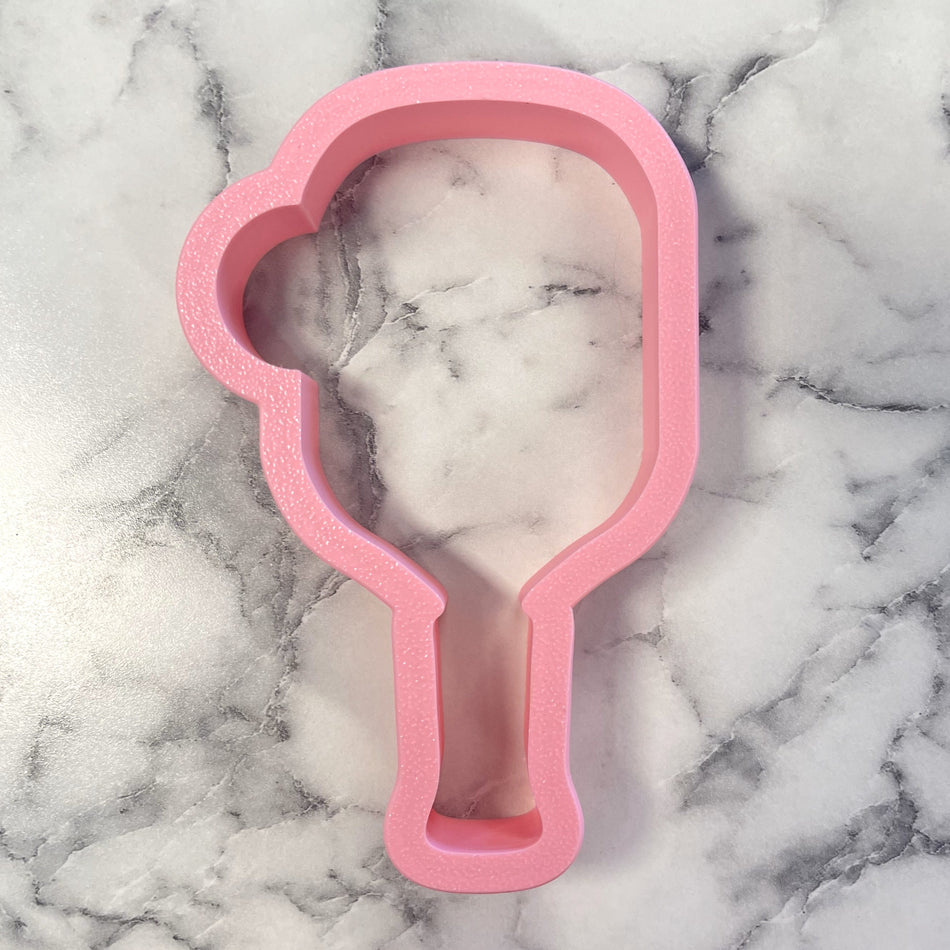 Pickleball Paddle with Ball Cookie Cutter