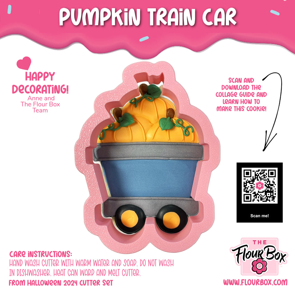 Pumpkin Train Car Cookie Cutter