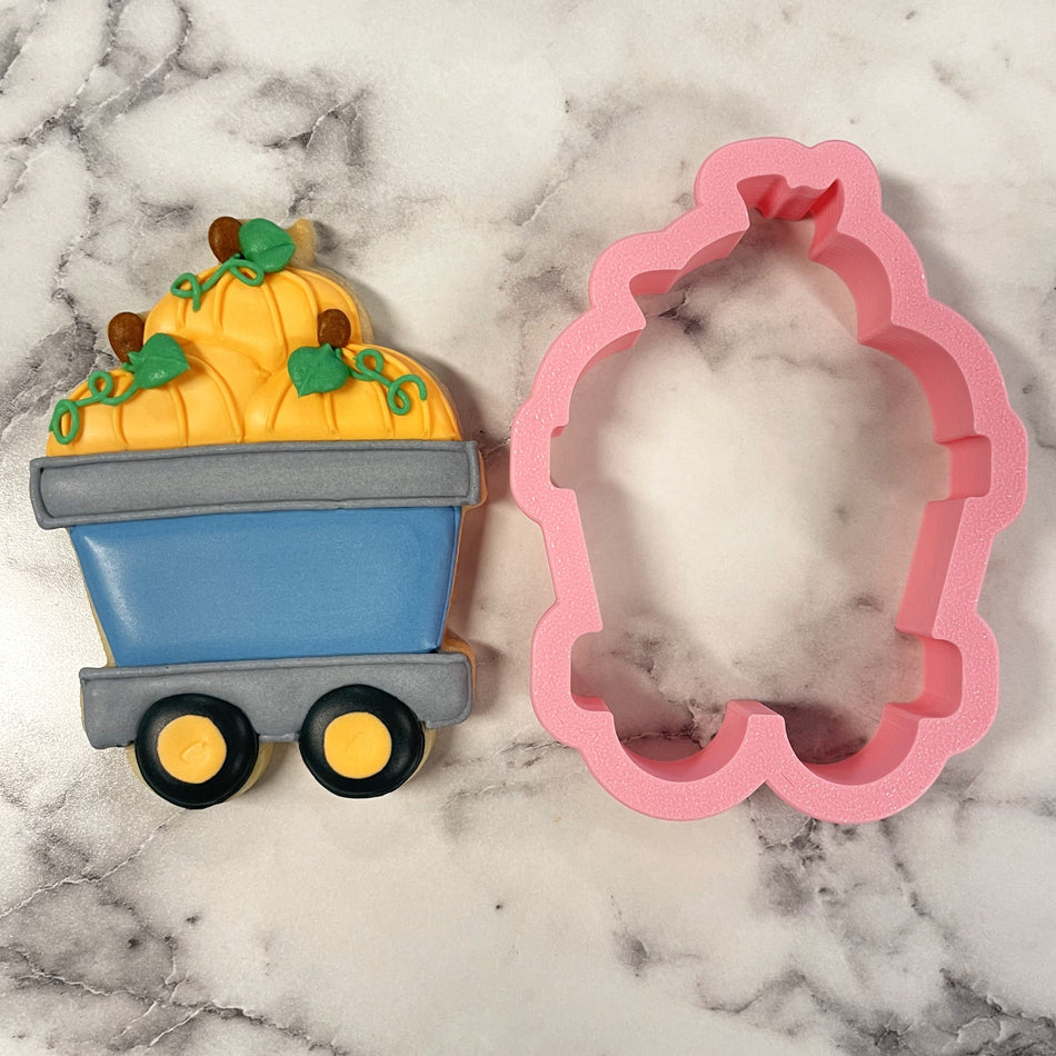 Pumpkin Train Car Cookie Cutter