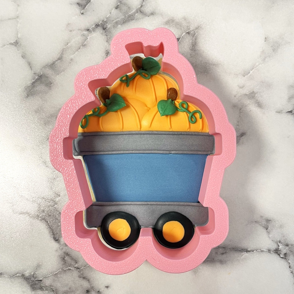 Pumpkin Train Car Cookie Cutter