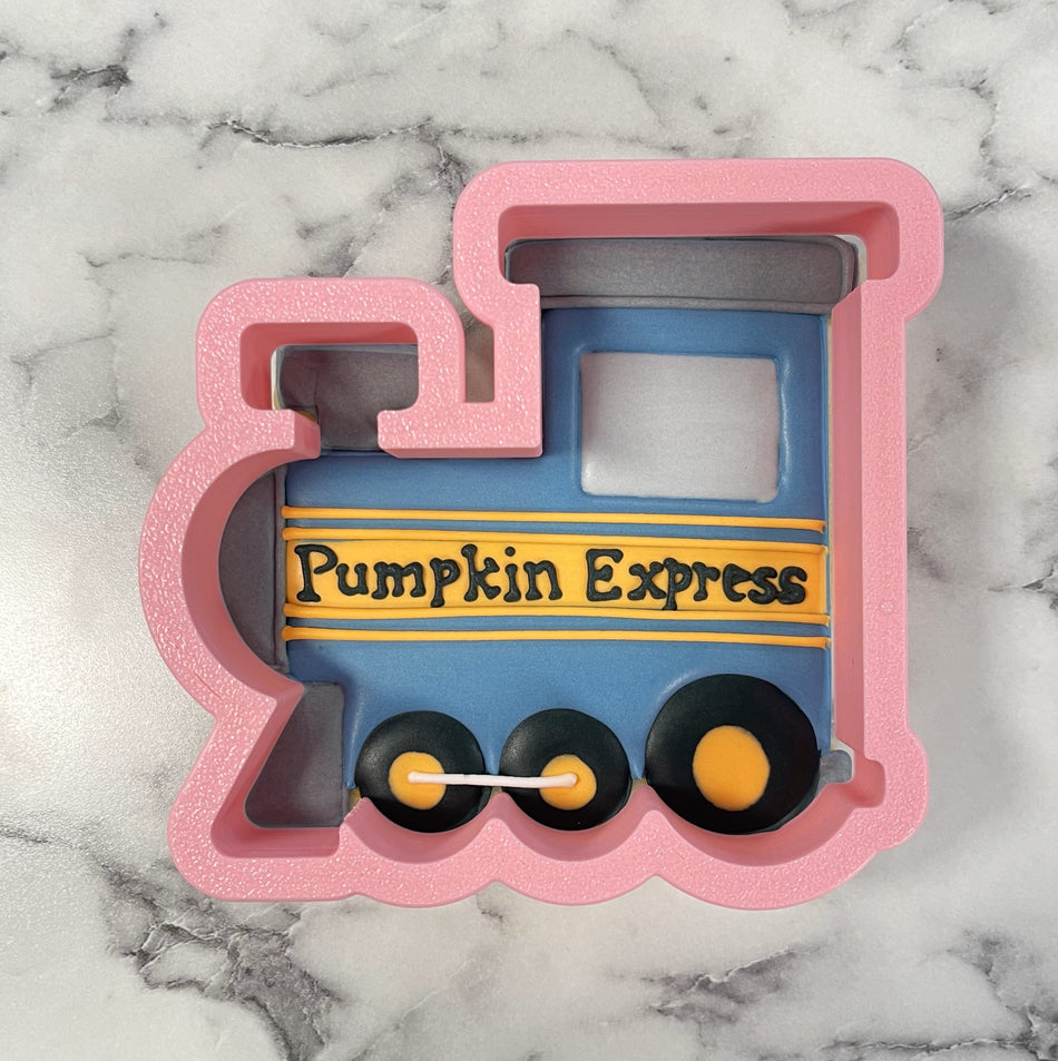 Pumpkin Train Engine Cookie Cutter