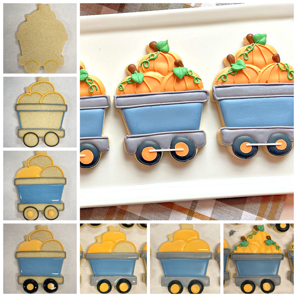 Pumpkin Train Car Cookie Cutter