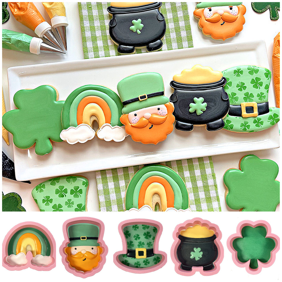 Classic St. Patrick's Day Cookie Cutter BUNDLE (5 cutters)