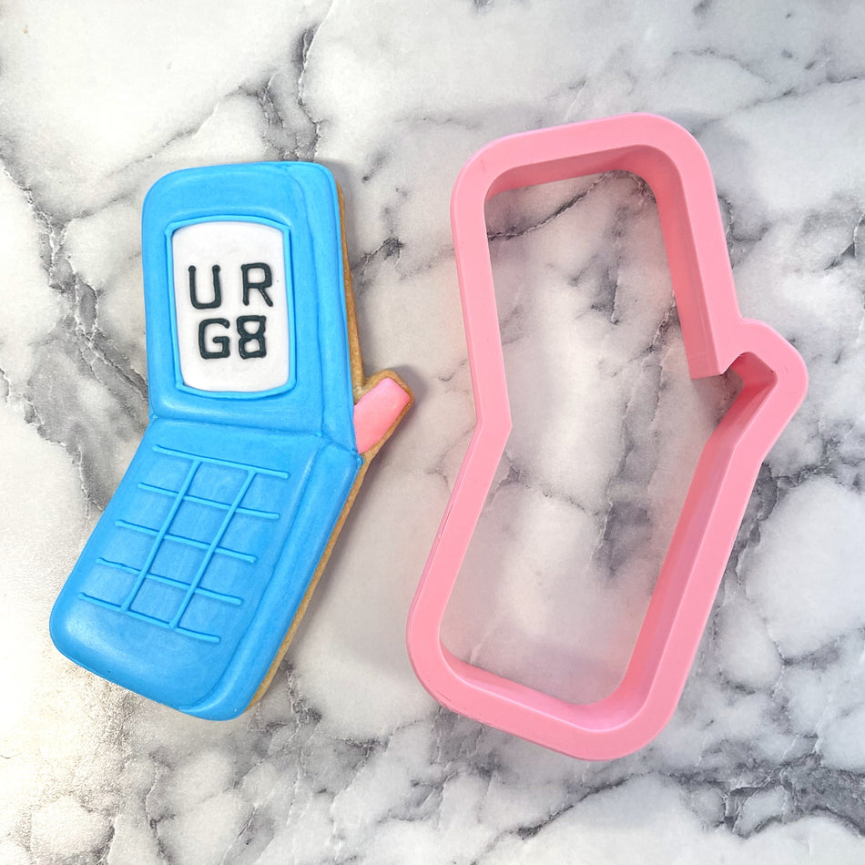 Retro Flip Phone Cookie Cutter