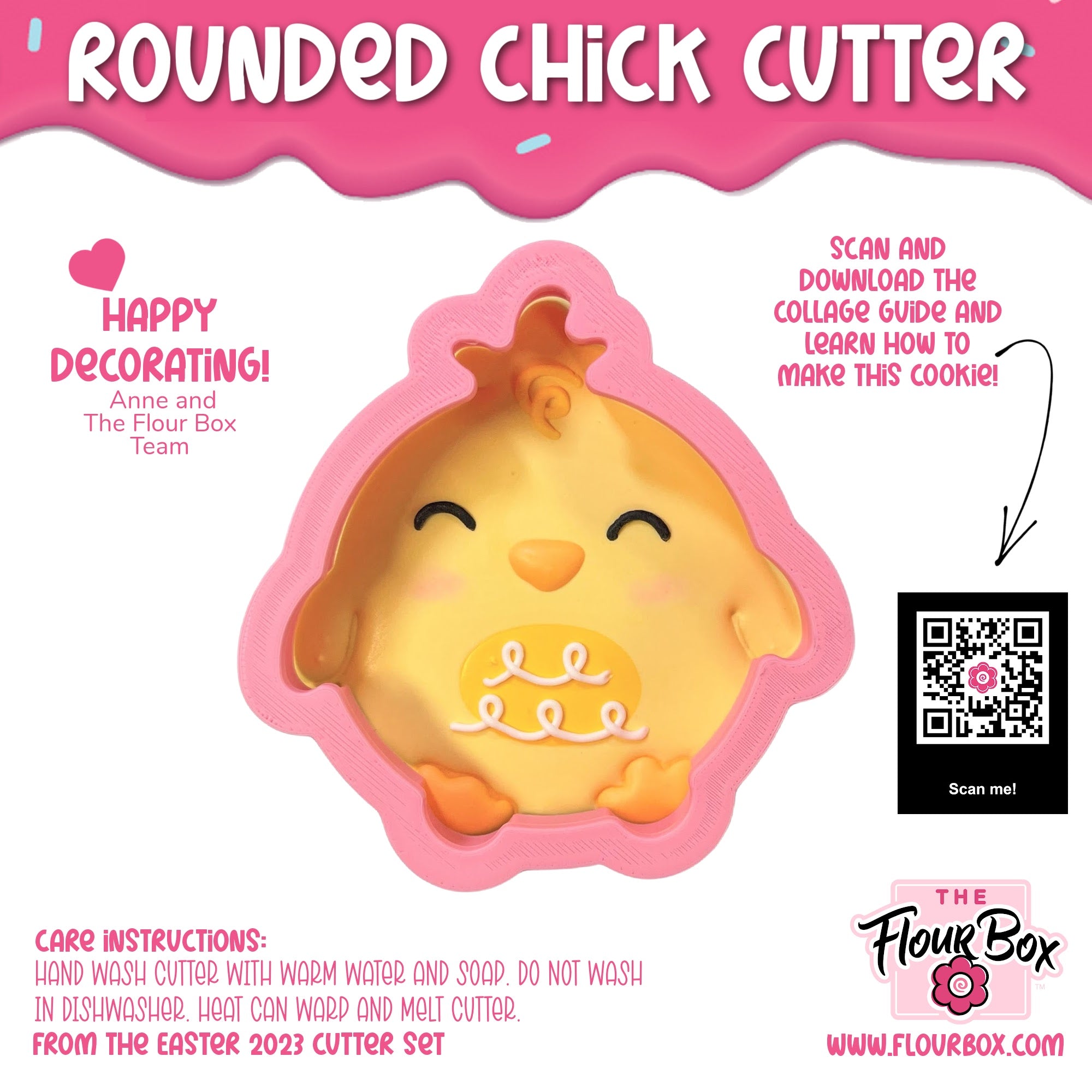 Round Chick Cookie Cutter