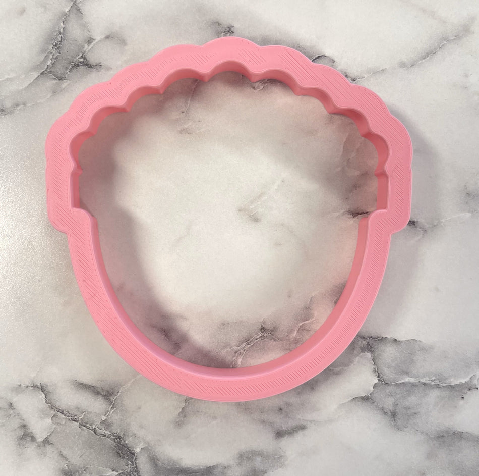 Santa Popcorn Bowl Cookie Cutter