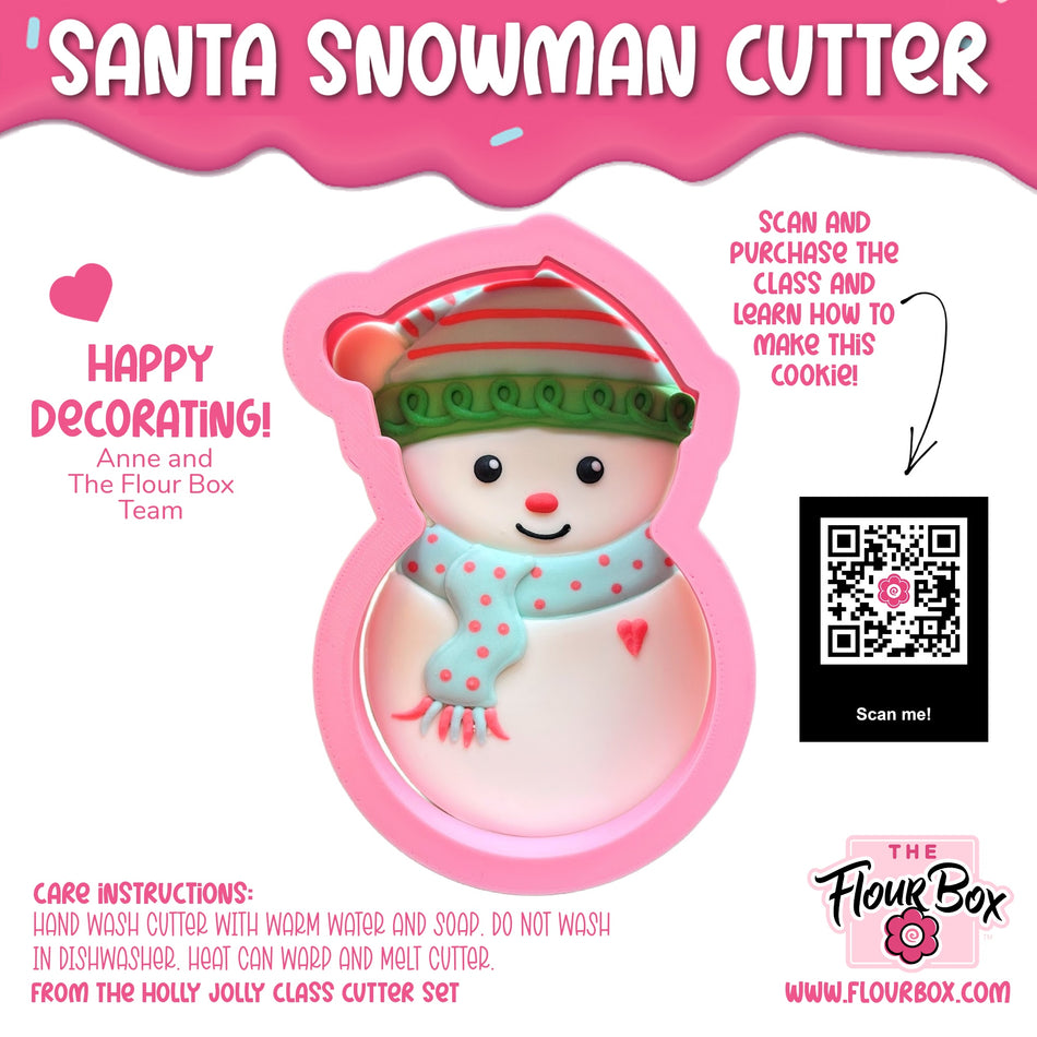 Santa Snowman Cookie Cutter