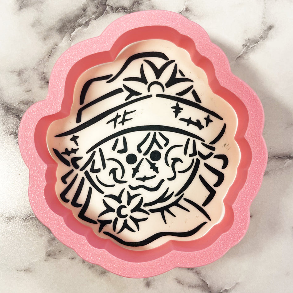 Scarecrow Boy PYO Cookie Cutter and Stencil BUNDLE