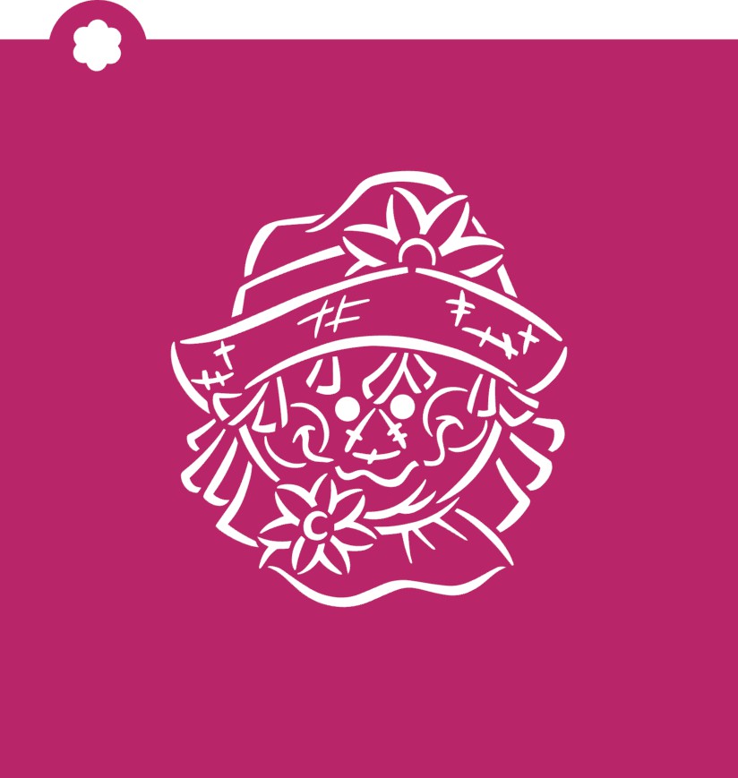 Scarecrow Boy PYO Cookie Cutter and Stencil BUNDLE
