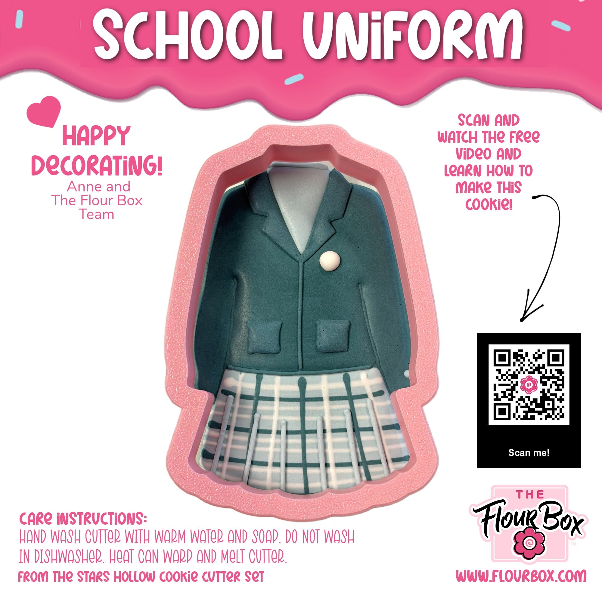 School Uniform Cookie Cutter