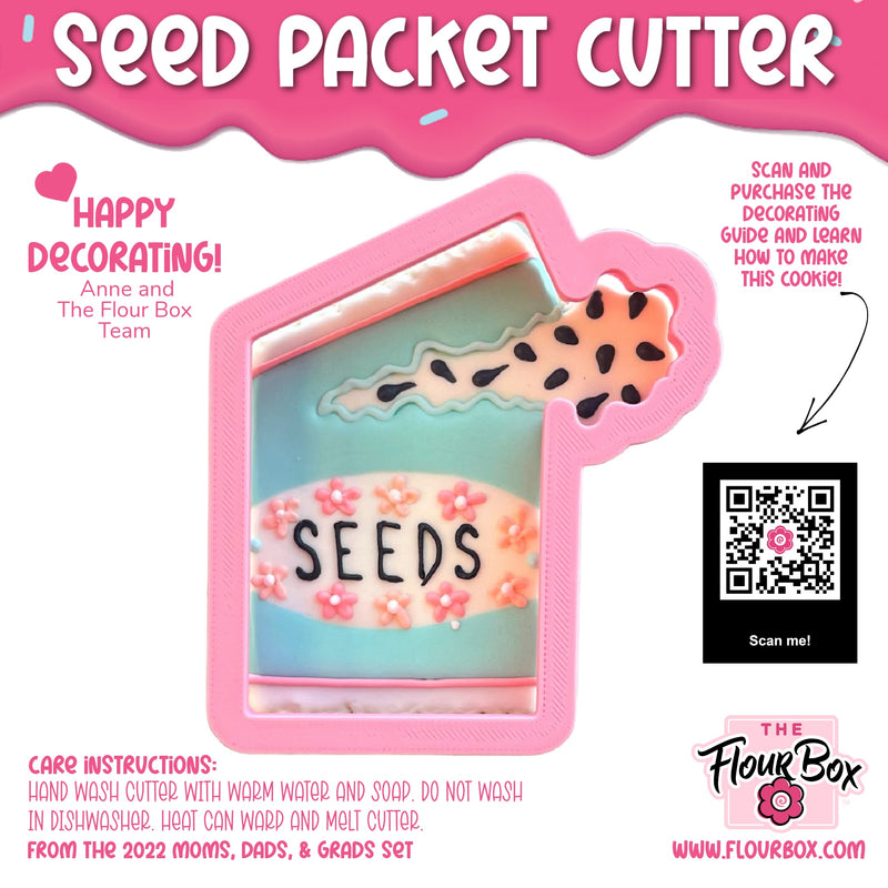 Seed Packet Cookie Cutter