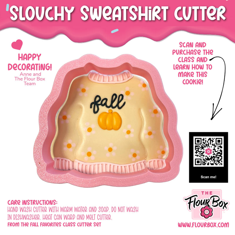 Slouchy Sweatshirt Cookie Cutter