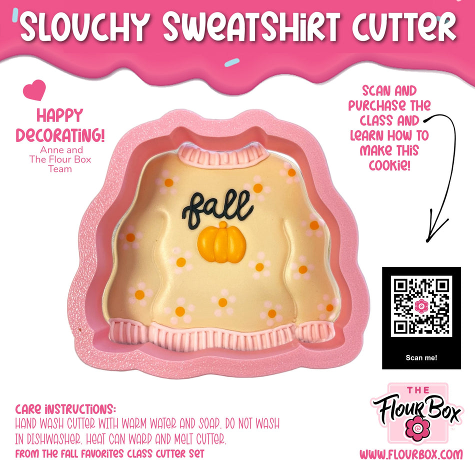 Slouchy Sweatshirt Cookie Cutter