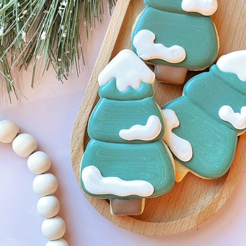 Snowy Evergreen Flour Box Club Cookie Cutter