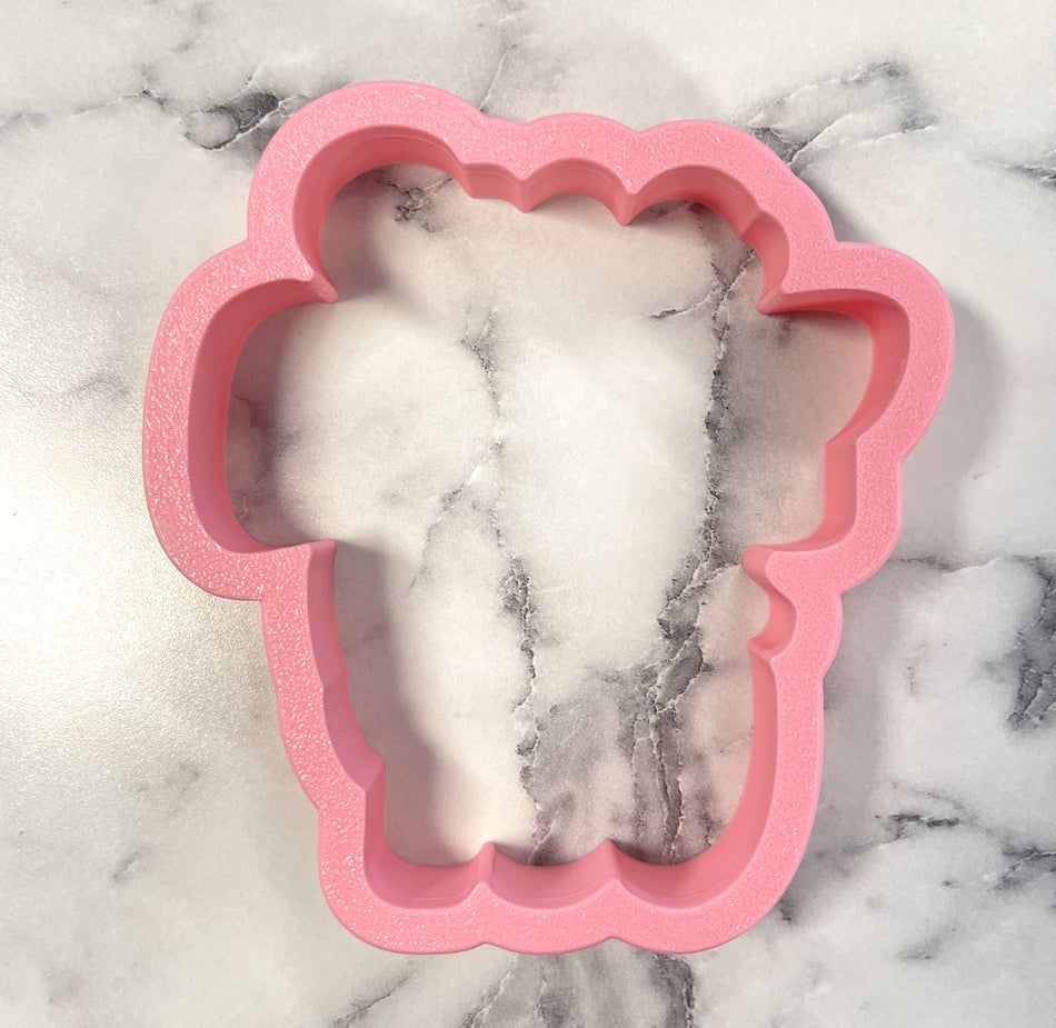 Some Bunny Loves You Plaque Cookie Cutter with Stencil SET