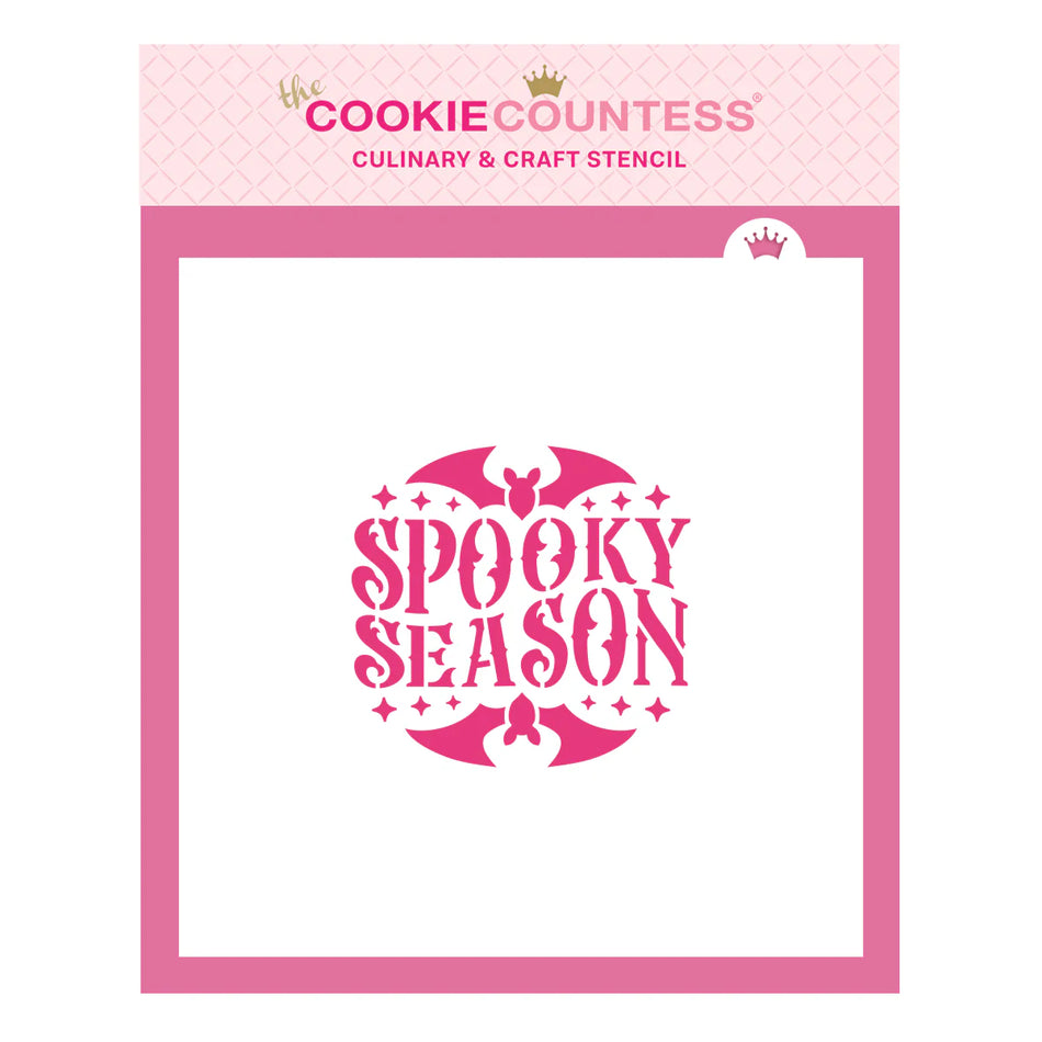 Spooky Season Saying Stencil