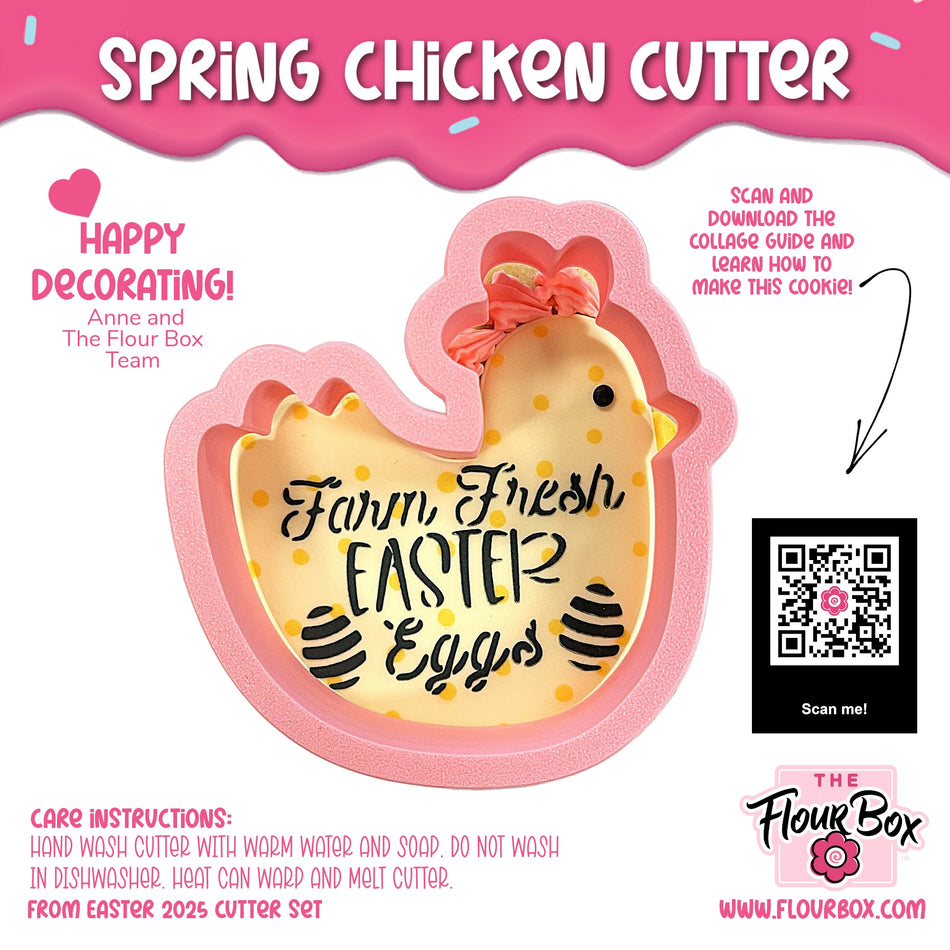 Spring Chicken Cookie Cutter
