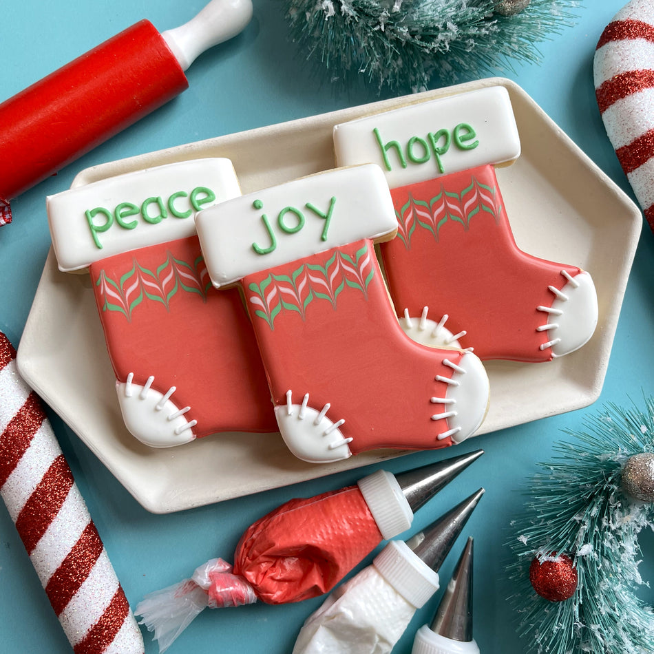 Christmas Stocking with Cuff Cookie Cutter