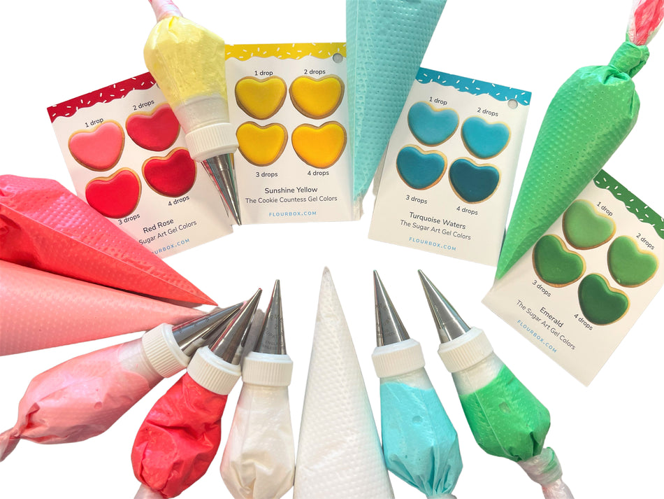 Flour Box Icing Color Cards Deck