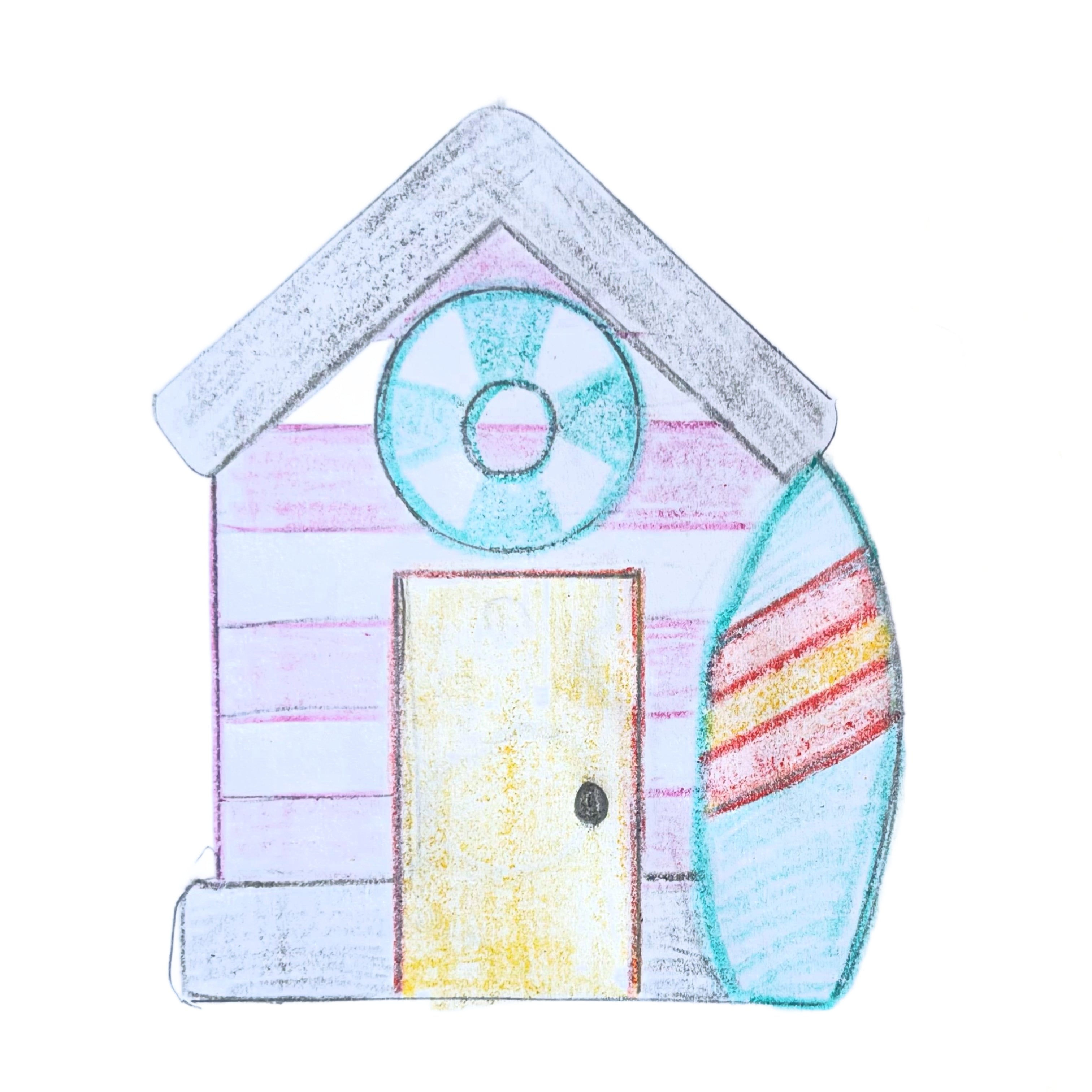 Beach Hut Cookie Cutter