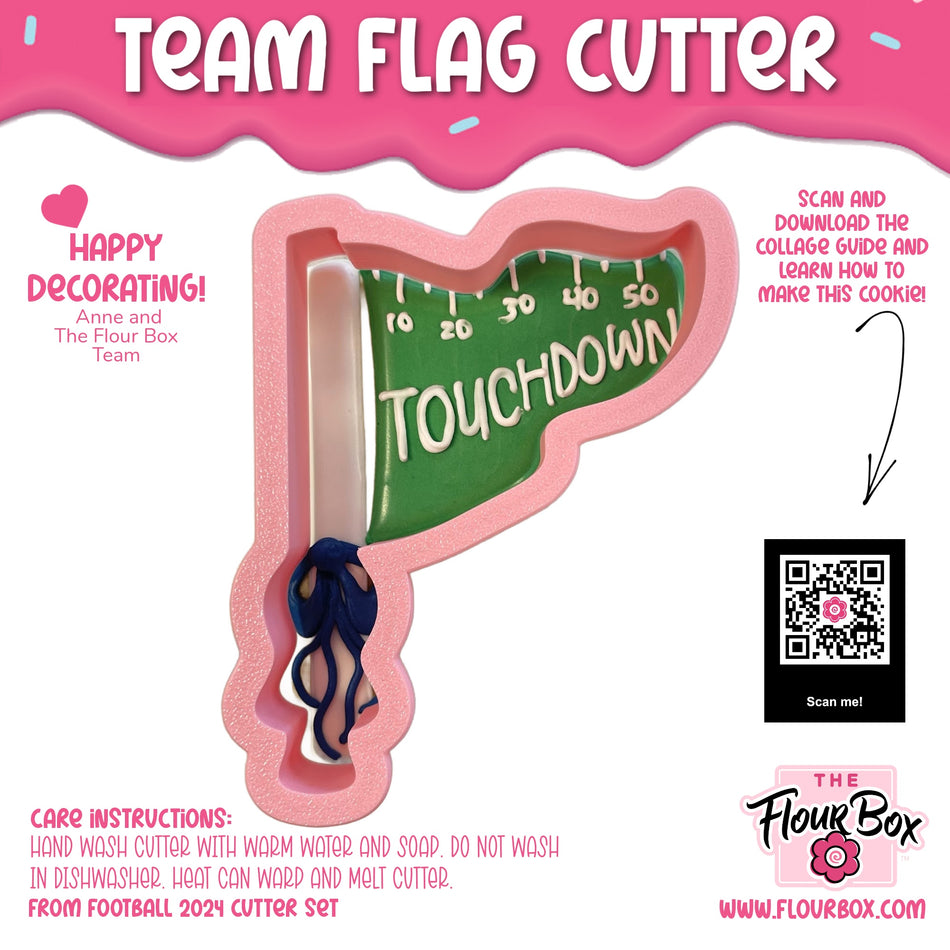 Team Flag Cookie Cutter