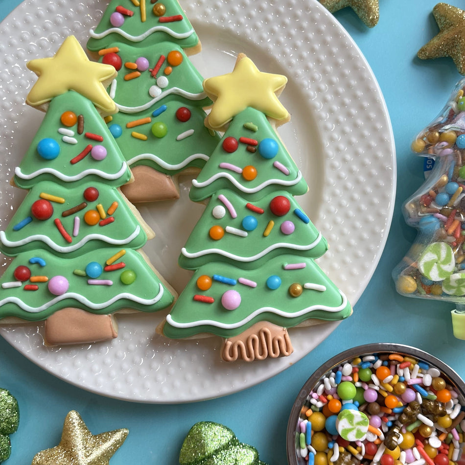 Christmas Tree with Star Cookie Cutter