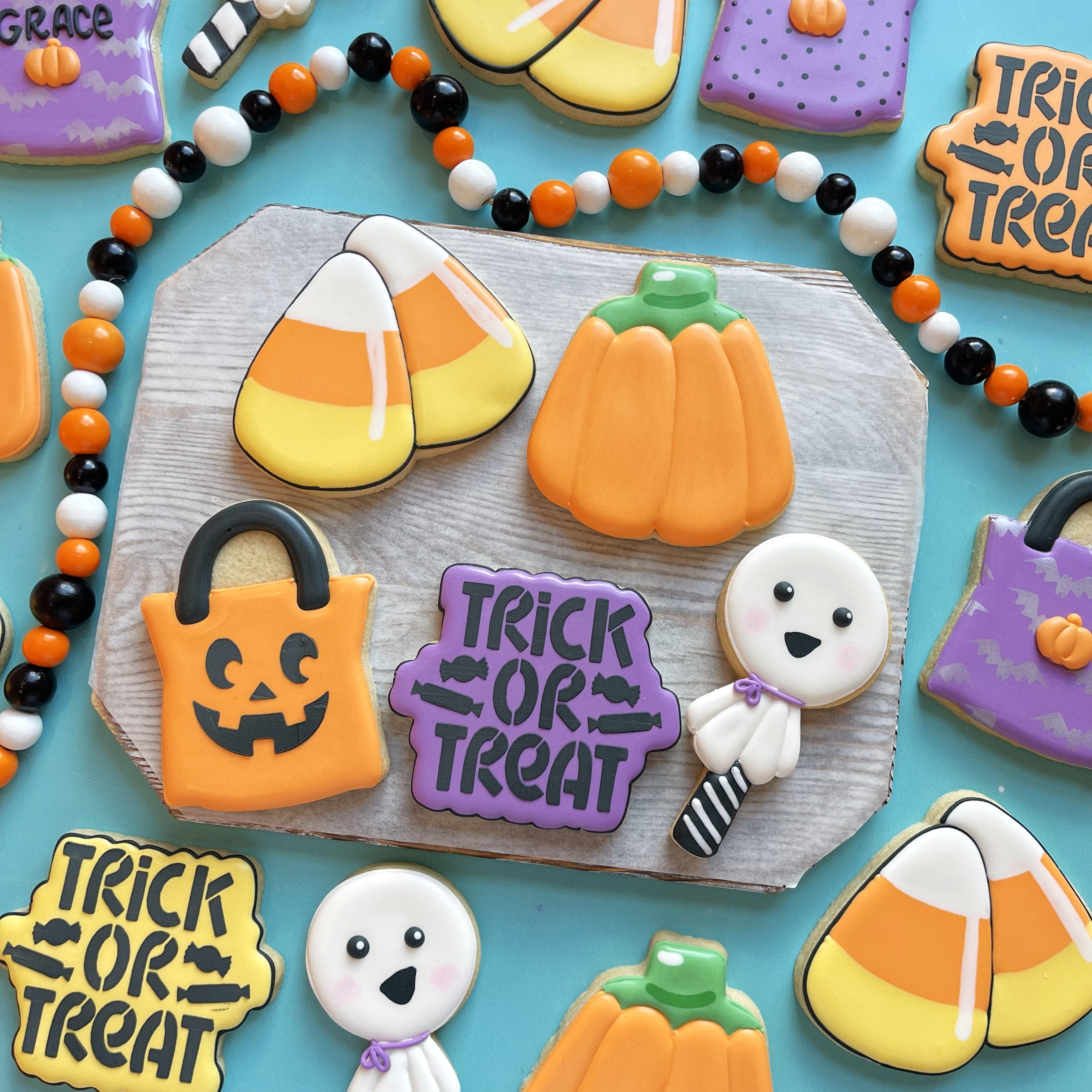Candy Corn Cluster Flour Box Club Cookie Cutter